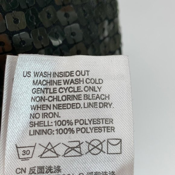 H&M Sequin Scoop Neck Sleeveless Shift‎ Dress - Picture 8 of 8